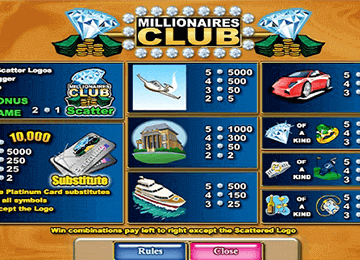 Millionaire's Club 2 tragamonedas