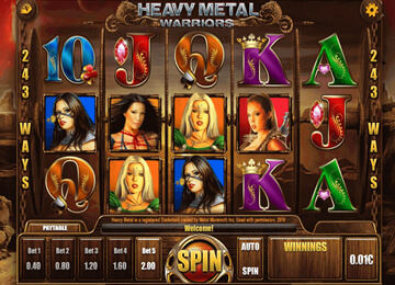 tragaperras Heavy Metal Warriors