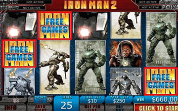 Iron Man 2 tragamonedas