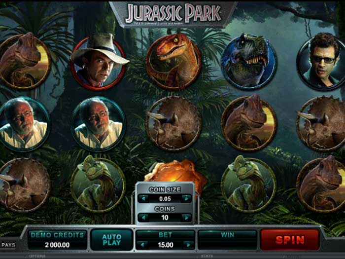 Tragaperras Jurassic Park iframe