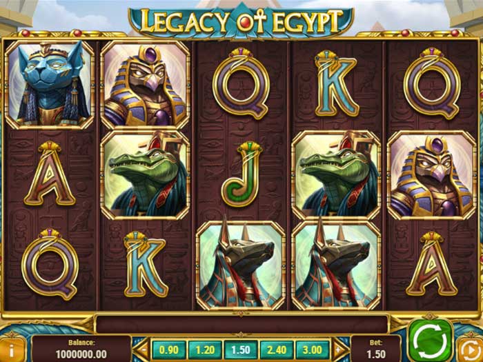 Tragaperras Legacy of Egypt iframe